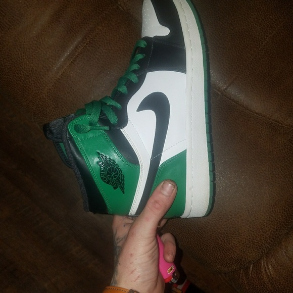 Retro number 1 Jordan Celtic green - Picture 4 of 5
